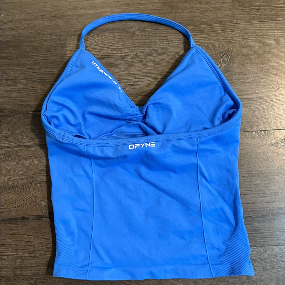 DFYNE Women's Blue Tank Top